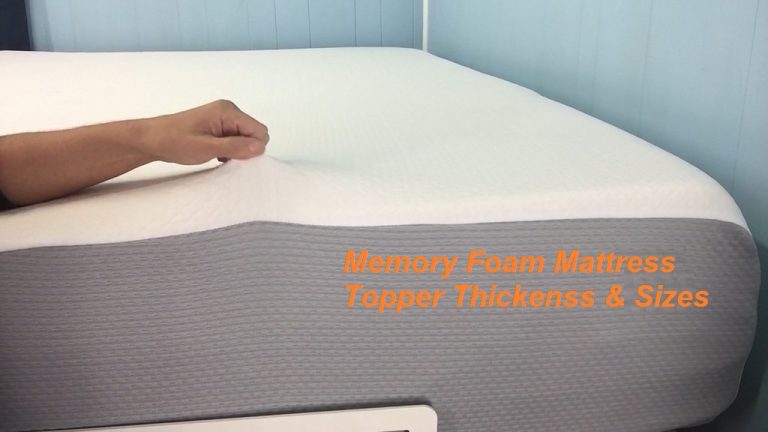foam mattress topper thickness