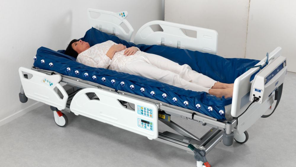 size of hospital bed mattress